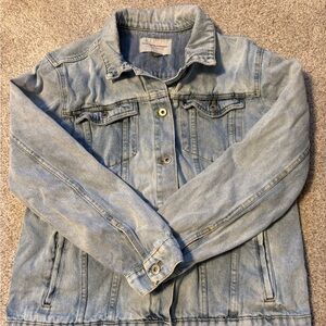 Anthropologie Pilcro and the Letterpress Jean Jacket Size Large